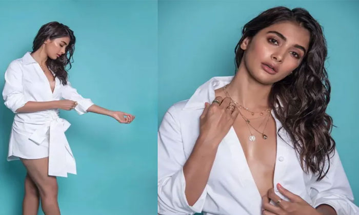 Pooja Hegde in white shirt photoshoot | klapboardpost