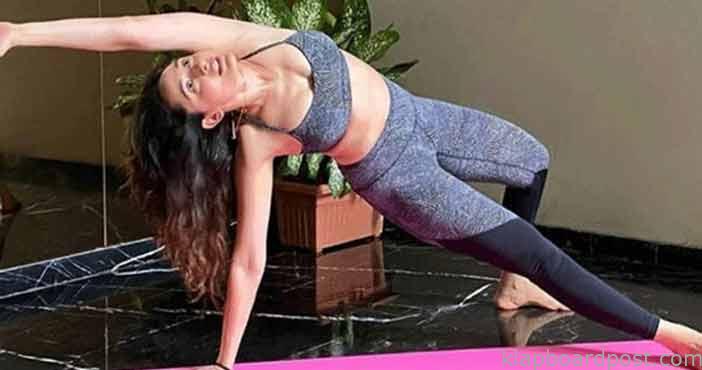 Pragya Jaiswal Yoga video