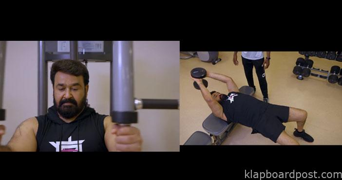 Mohanlal shares fitness vid