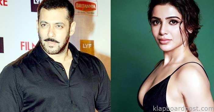 Samantha and Salman Khan