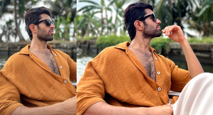 Vijay Deverakonda chills out in backwaters of Allepey