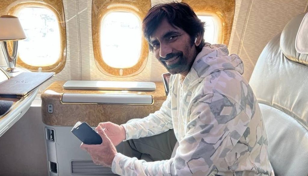 Ravi Teja off for Eagle shoot in London