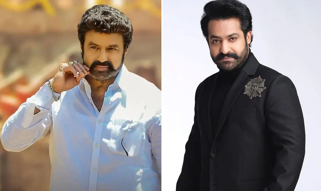 Balakrishna and jr NTR Tollywood hero,Balakrishna,Jr NTR