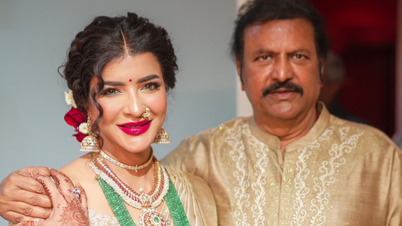 Manchu Lakshmi & Mohan Babu