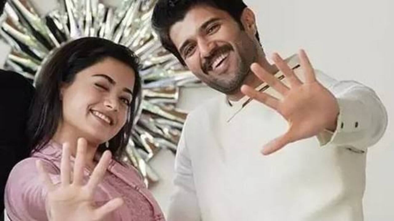 Vijay Deverakonda and Rashmika Mandanna