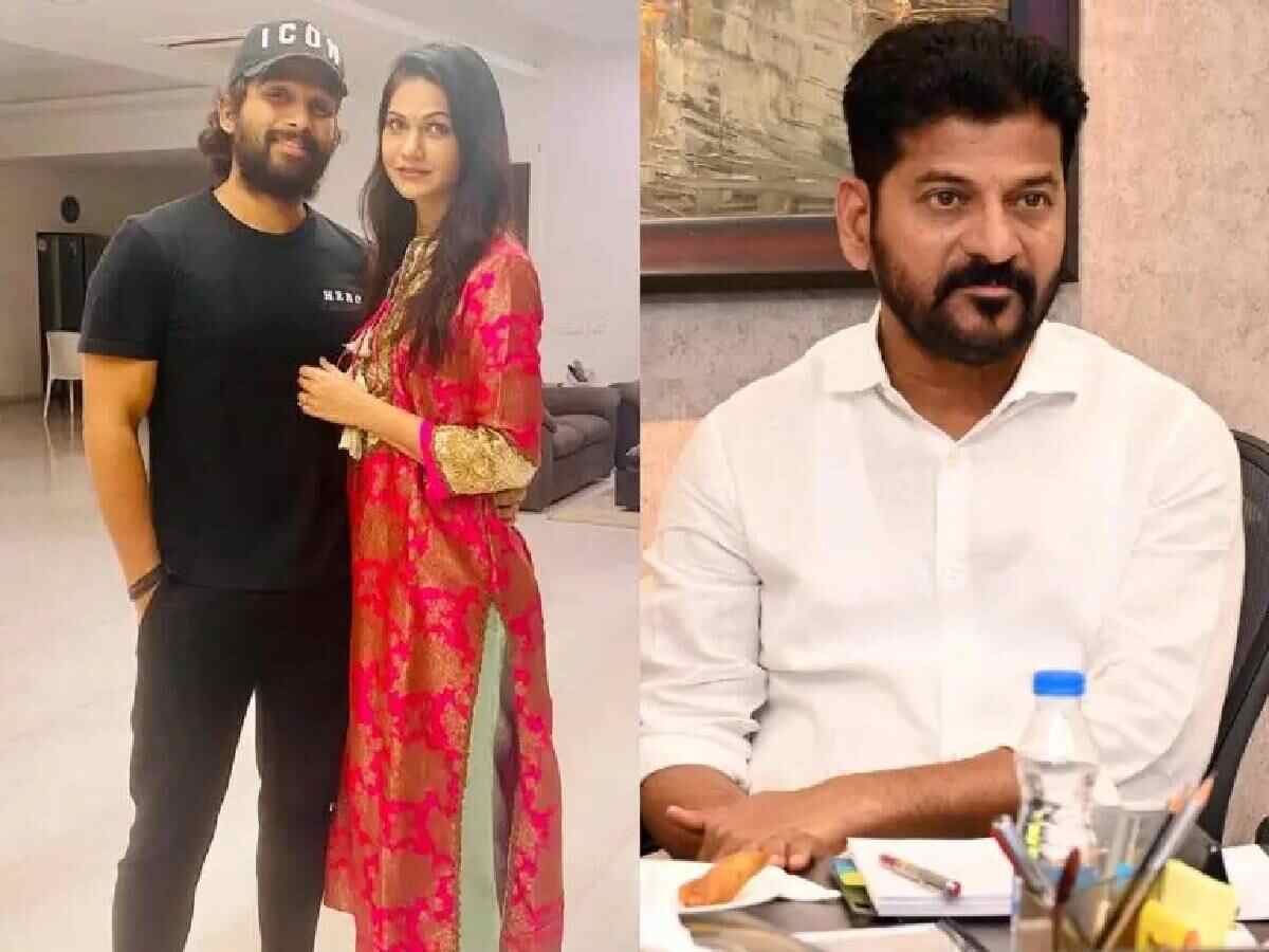 How is Allu Arjun's wife Sneha Reddy related to Revanth Reddy?