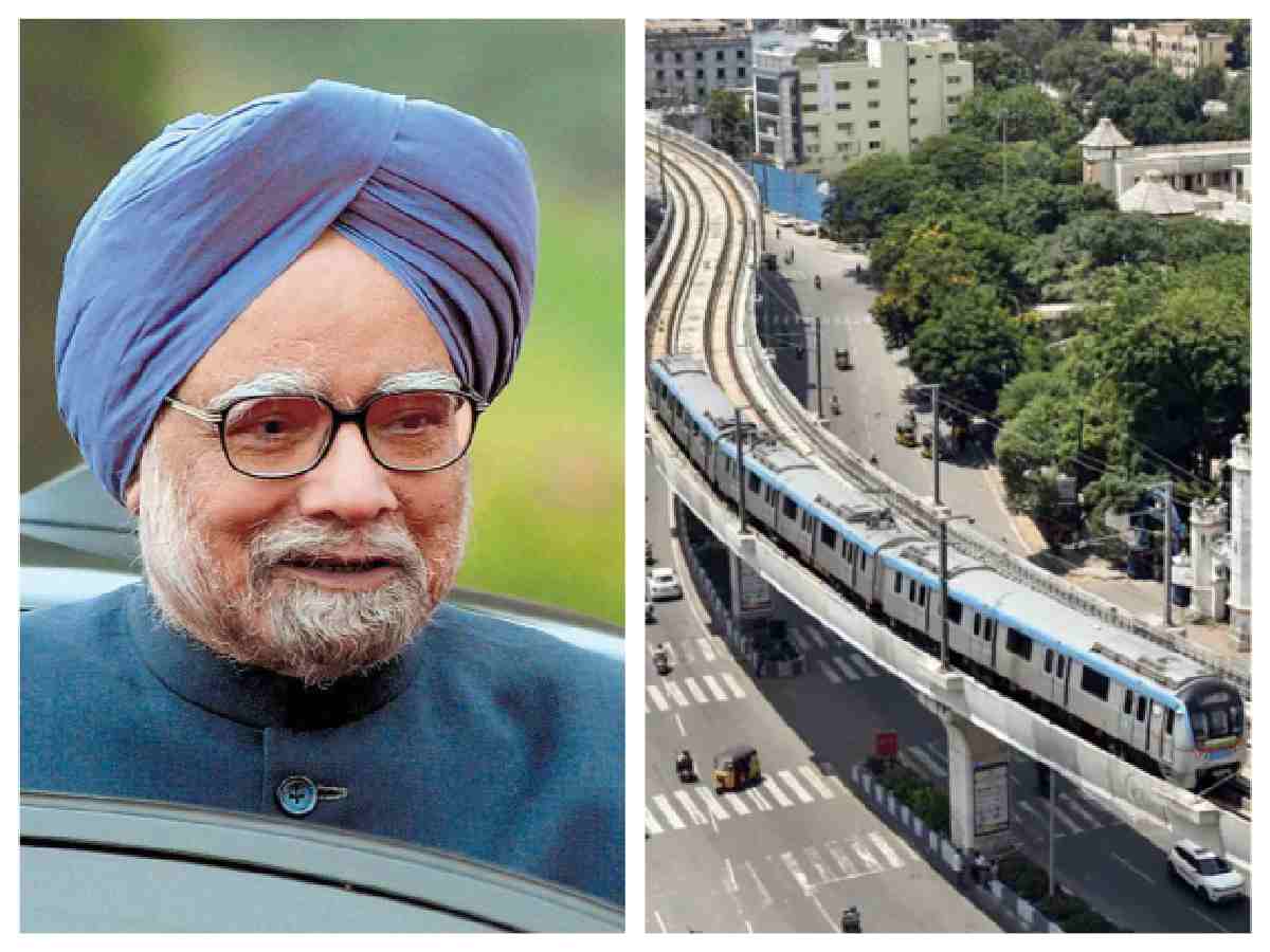 Truth about Manmohan Singh's hand behind Hyderabad metro!