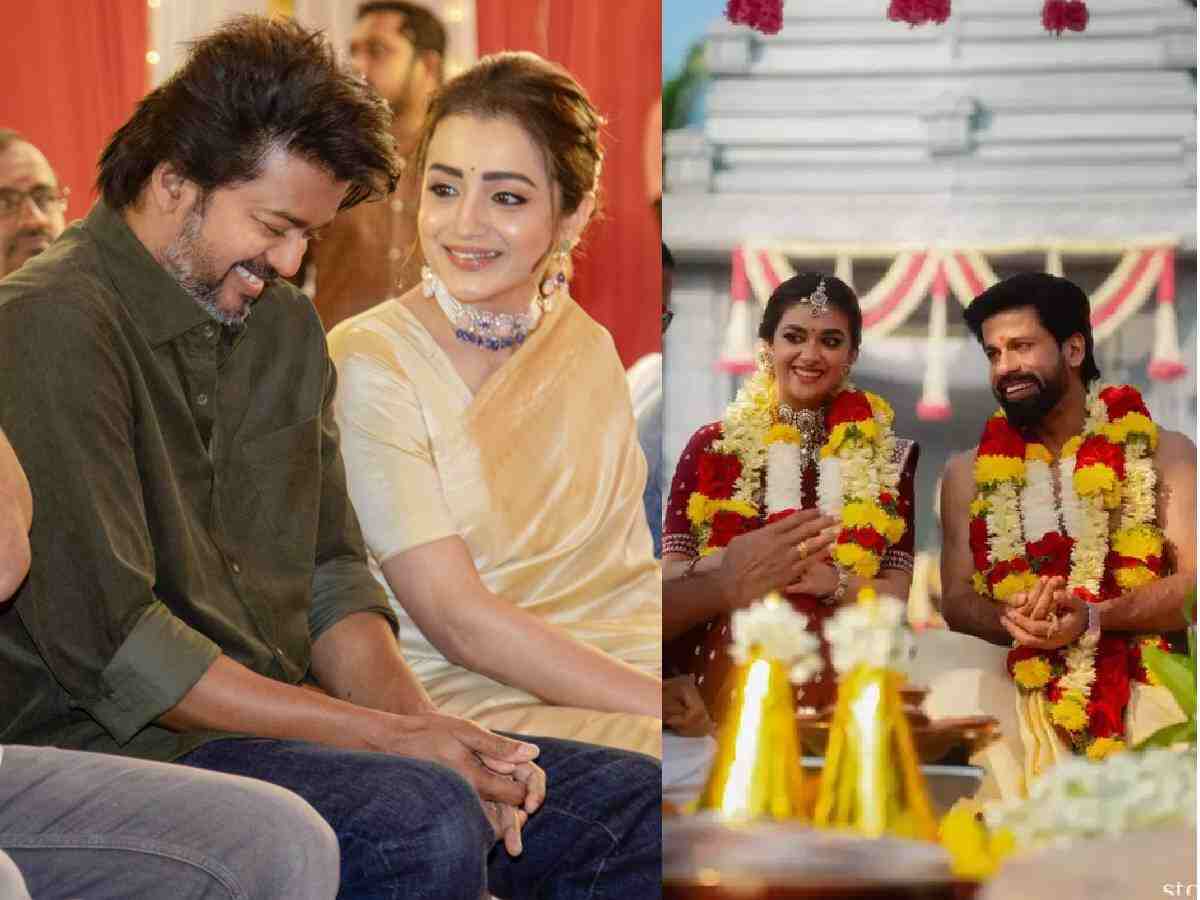 Did Thalapathy Vijay and Trisha attend Keerthy Suresh's wedding together? 