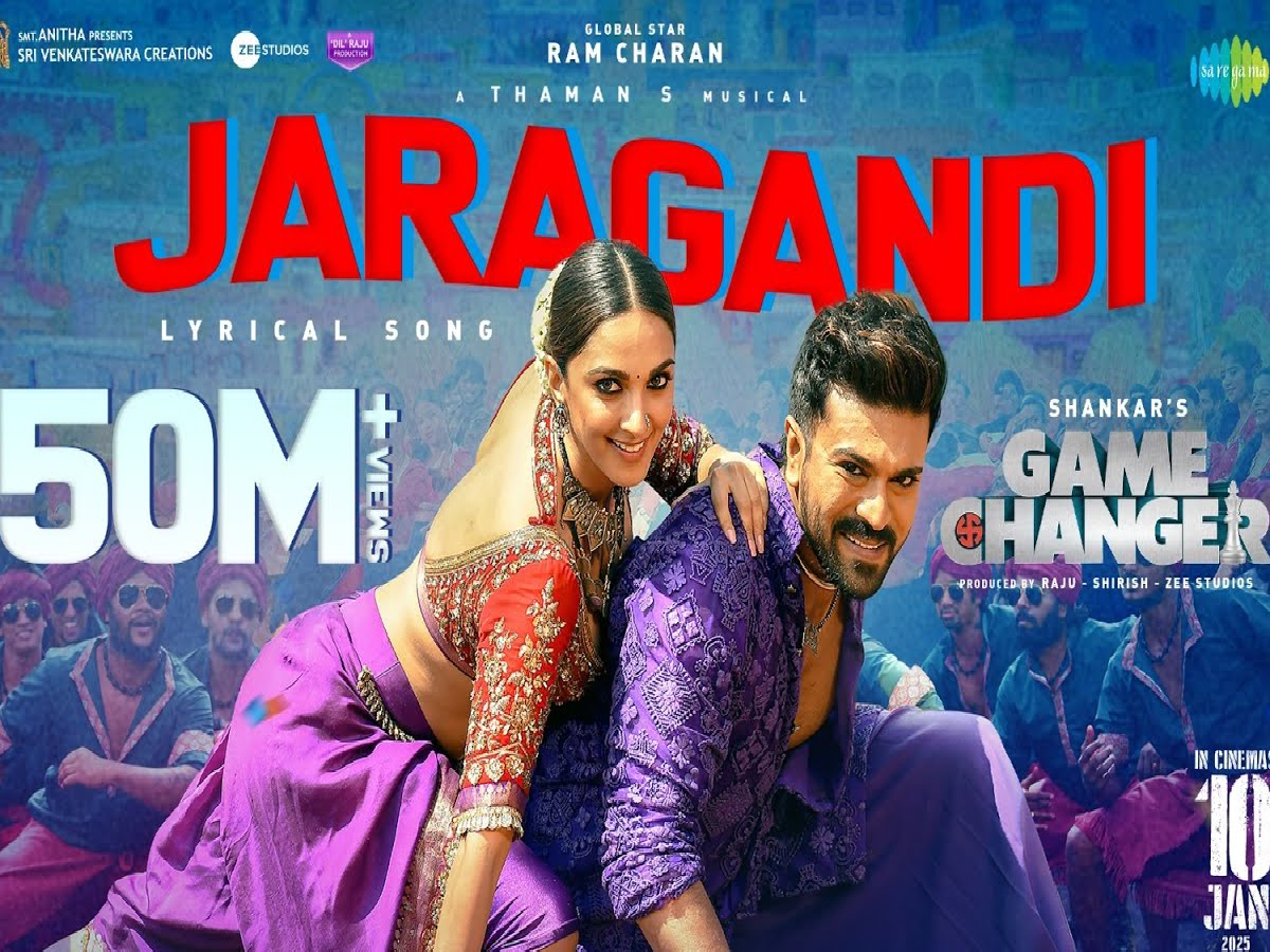 Guess how much the makers spent on Jaragandi song in Game Changer!